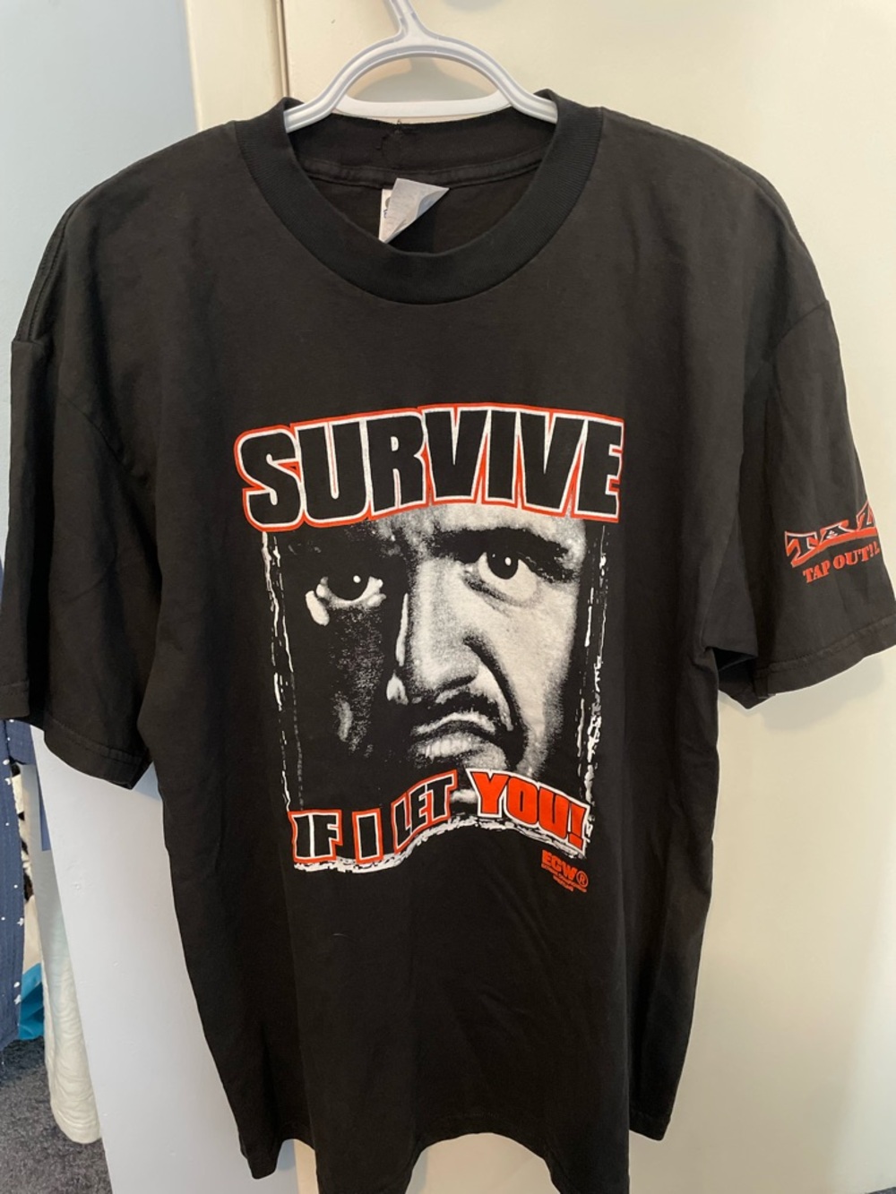 ECW Survive If I Let You Taz Wrestling T-shirt